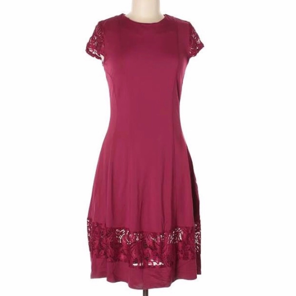 Nanette Lepore Red Midi Dress
